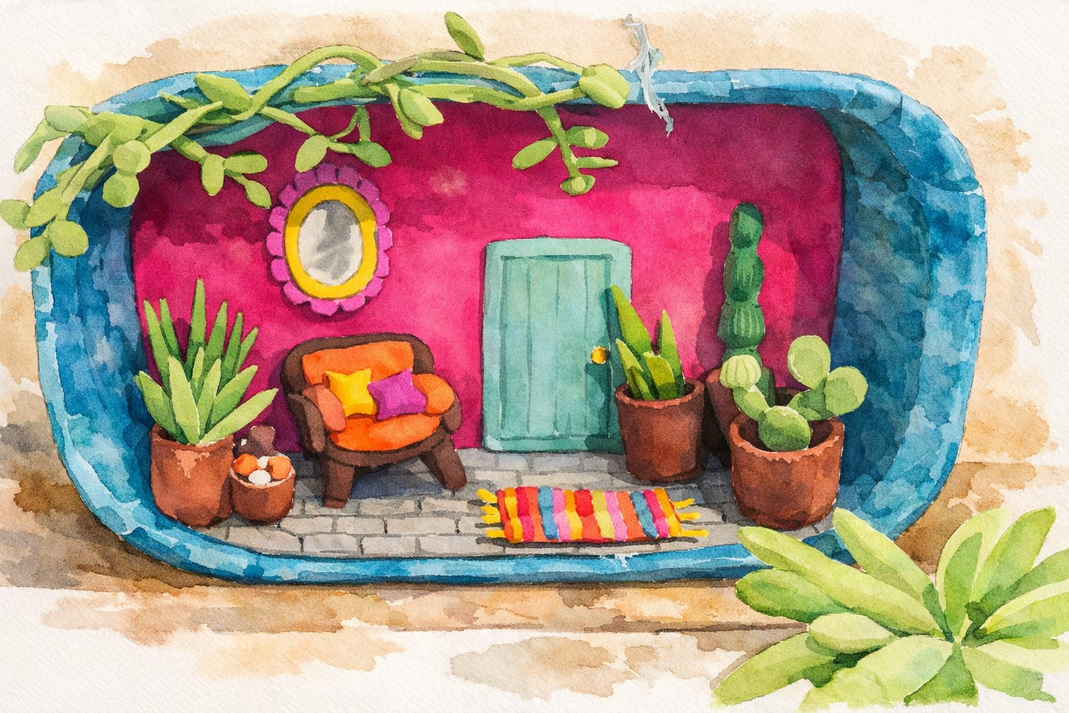 Jardín de México en miniatura